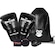 Kit de Luta Gorilla: Luva 12oz + Bandagem + Protetor Bucal+ Sacochilas PRETO