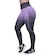 Calça Legging Orbis Fitness Empina Bumbum Degrade Poliamida - Feminina Lilas
