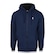 Jaqueta Com Capuz New Era Nba Logoman Fur Peluciado - Masculina AZUL ESCURO