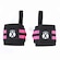 Munhequeira Elástica X-Cross XC014 Wrist Wrap - 7,5cm x 35cm PRETO/ROSA