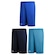 Kit de Calções Penalty X com 3 Unidades - Masculino AZUL CLA/AZUL ESC