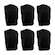 Kit de Coletes Penalty com 6 Unidades - Infantil PRETO