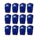 Kit de Coletes Penalty com 12 unidades - Infantil AZUL