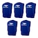 Kit de Coletes Penalty com 5 unidades - Infantil AZUL