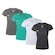 Kit de Camisetas Penalty X com 4 Unidades - Feminina BRANCO/VERDE