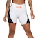 Short AVA Fitness Wear Suplex Recorte e Silk - Feminina BRANCO/PRETO