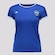 Camiseta Placar Brasil Brasão - Feminina AZUL