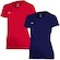Kit Camisas Penalty X - 2 Unidades - Feminina AZUL ESC/VERMELHO