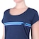 Camiseta Babolat Exercise Stripes Tee - Feminina AZUL