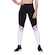 Calça Legging AVA Fitness Wear com Recorte - Feminina PRETO/BRANCO