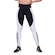 Calça Legging AVA Fitness Wear com Recorte - Feminina PRETO/BRANCO