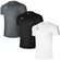 Kit Camisas Penalty X - Masculina - 3 Unidades PRETO/BRANCO