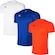 Kit Camisas Penalty X - Masculina - 3 Unidades BRANCO/AZUL CLA