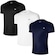 Kit Camisas Penalty X - Masculina - 3 Unidades BRANCO/AZUL ESC