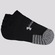 Meia Under Armour Heatgear NS - 3 Pares PRETO