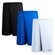 Calção Penalty X - 3 Unidades - Masculino PRETO/AZUL