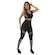 Conjunto Frimodas Fitness Suplex Legging E Top Academia - Feminino PRETO