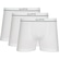 Kit de Cuecas Boxer Lupo Microfibra sem Costura - Adulto - 3 Unidades BRANCO