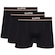 Kit de Cuecas Boxer Lupo Microfibra sem Costura - Adulto - 3 Unidades PRETO