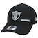 Boné Aba Curva New Era 39Thirty Nfl Las Vegas Raiders Core - Stretch Fit - Adulto PRETO