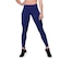 Calça Legging AVA Fitness Wear Básica Suplex Poliamida - Feminina AZUL