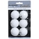 Kit Bola de Tênis de Mesa Yashima 1 Estrela Plástico com 6 Unidades BRANCO