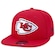 Boné Aba Reta New Era 9Fifty Original Fit Nfl Kansas City Chiefs - Snapback - Adulto VERMELHO