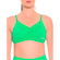 Top Fitness com Bojo Shark Franzido Beach Tennis - Feminino VERDE