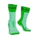 Meia de Ciclismo Ert Xtreme Cool Total - 38 a 42 - Adulto PRETO/VERDE