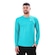 Camiseta Esporte Legal Manga Longa Lisa - Masculina Aqua