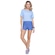 Blusa Cropped Run More Max Fresh - Adulto AZUL CLARO