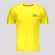 Camisa Futfanatics Brasil Neymar - Masculina AMARELO