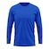 Camiseta Térmica Segunda Pele Rony Versátil Com Proteção Solar Uv 50+ Manga Longa - Masculina AZUL