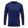 Camiseta Térmica Segunda Pele Rony Versátil Com Proteção Solar Uv 50+ Manga Longa - Masculina AZUL ESCURO