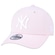 Boné Aba Curva New Era 9Forty MLB New York Yankees - Ajustável - Infantil ROSA