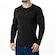 Camisa Segunda Pele Invictus Thermo Comfort Proteção UV - Masculina PRETO