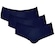 Kit Cuecas Slip Zorba Modal 688 - 3 Unidades - Masculina AZUL