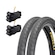 Par de Pneus Pirelli Phantom Street 29x1.95 + 2 Câmaras Pirelli PR-29 Aro 29 Bico Fino PRETO