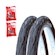 Kit de 1 Par de Pneus Balão Kenda Flame Aro 26x2.125 + 2 Câmaras Bico Grosso PRETO