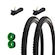 Kit de 1 Par de Pneus Pirelli Scorpion 29 x 2.0 Kevlar MTB + 2 Câmaras Bico Grosso + 1 Fita Anti Furo PRETO