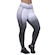 Calça Legging Orbis Fitness Empina Bumbum Degradê - Feminina BRANCO/PRETO