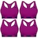 Kit Top Fitness Puma Nadador sem Costura - Feminino - 4 unidades VIOLETA
