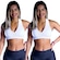 Kit de Top Fitness com Bojo Belmento Nadador - Feminino - 2 Unidades BRANCO