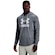 Blusão de Moletom com Capuz Under Armour Rival Terry Logo - Masculino CINZA