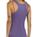 Camiseta Regata Alto Giro Skin Fit - Feminina ROXO