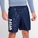 Short Under Armour Woven Emboss Masculino - Marinho e Branco AZUL/BRANCO