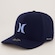 Boné Aba Curva Hurley Icon Classic - Snapback - Adulto AZUL ESCURO
