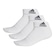 Meia Cano Médio adidas Cushioned Ankle - 3 pares - Masculina BRANCO
