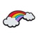 Jibbitz Crocs Arco Íris Com Nuvens BRANCO