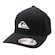 Boné Aba Curva Quiksilver Emb 3D - Fechado - Adulto PRETO